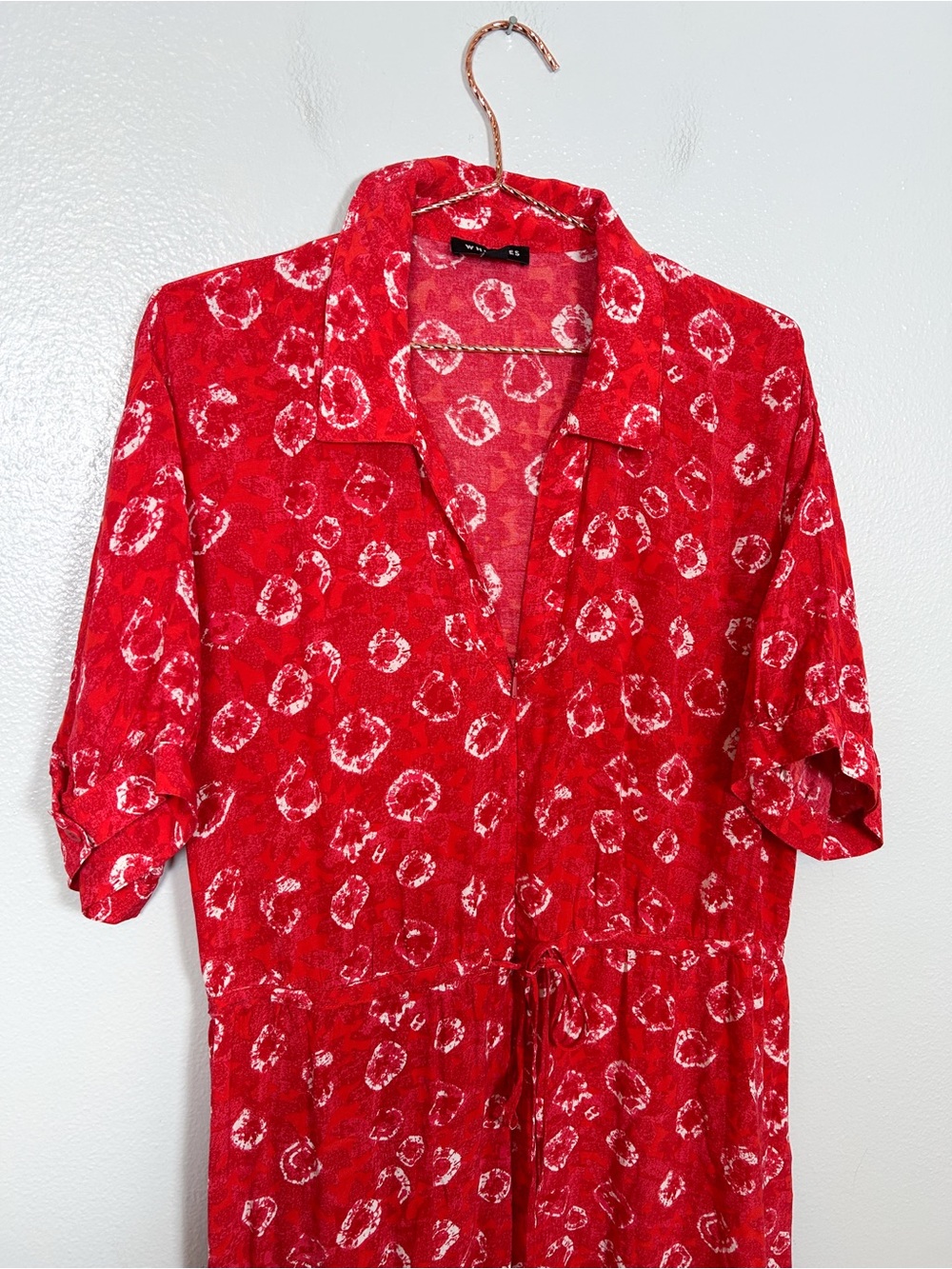 Whistles Hilda Tie Dye Floral Printed Midi Dress - Picture 6 of 11